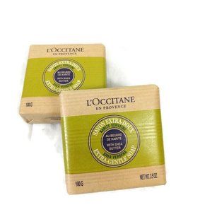 L'Occitane Verbena Bar Soap With Shea Butter Extra 100G X 2 Sealed